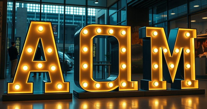 Letra caixa ACM é a escolha ideal para destacar sua marca com elegância e modernidade Letra caixa ACM é a escolha ideal para destacar sua marca com elegância e modernidade