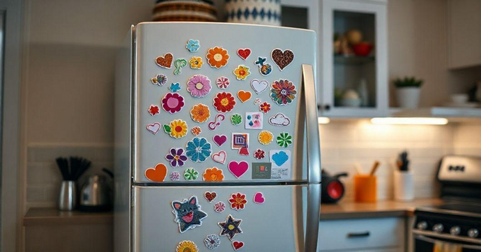 Transforme Sua Geladeira com Adesivos Criativos e Práticos