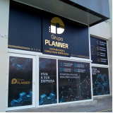 gráfica de fachada com placa de acm Turvo gráfica de fachada com placa de acm Turvo