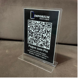 instalação de placa de propaganda acrílico Cocal do Sul