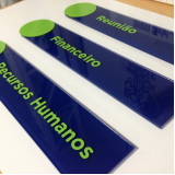 Placa de Propaganda Acrílico