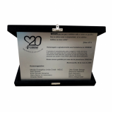 Placa de Propaganda Homenagem